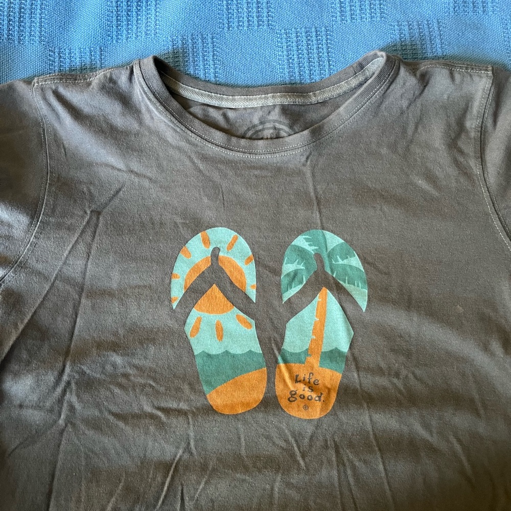 Life is Good Flip Flops